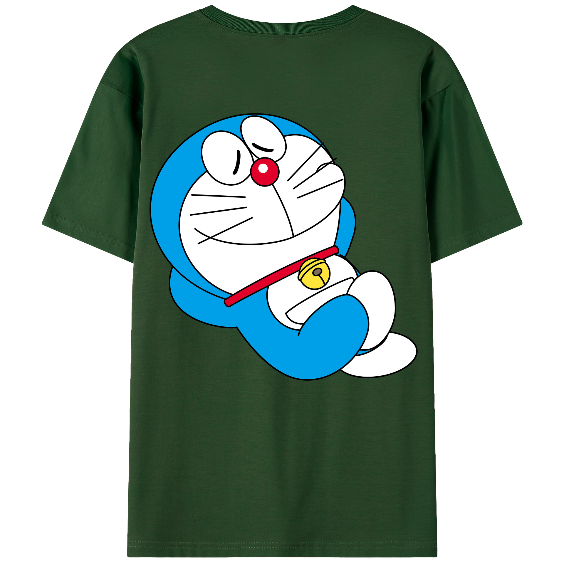 （画像用） ドラえもん Doraemon 綿100％半袖Tシャツ（背面プリント）
